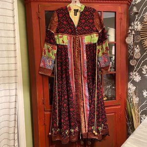 J Peterman patchwork maxi